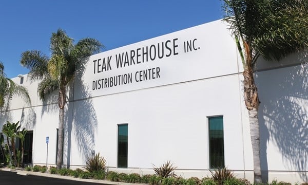 Teak Warehouse Distribution Center in San Diego