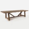recylced teak outdoor dining table