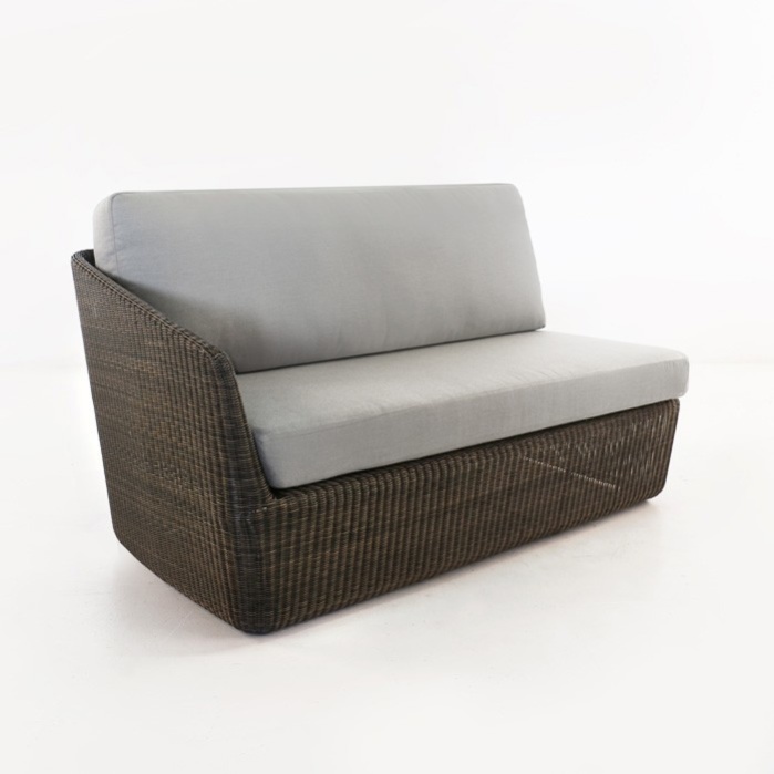 Brooklyn Outdoor Wicker Sectional Right, Right Arm Sofa