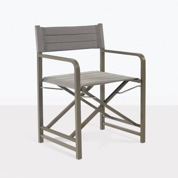 el fresco grey dining chair outdoor angle
