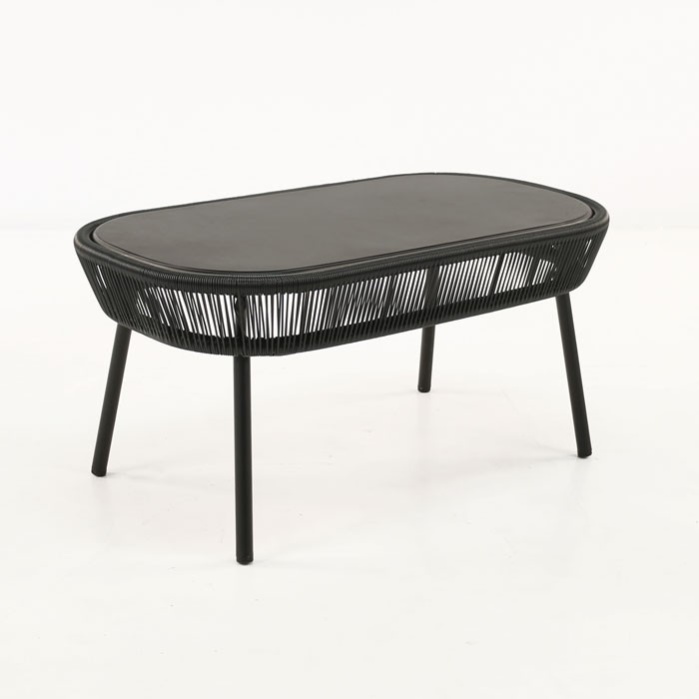 Luxe Outdoor Coffee Table (Black)-0