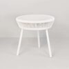 Luxe Outdoor Accent Table (White)-0