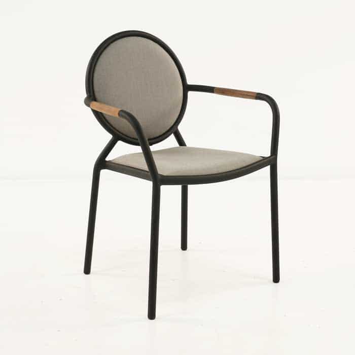 Medallion Outdoor Dining Chair | Restaurant Patio Seating | Teak Warehouse