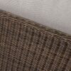 close up brown wicker weave