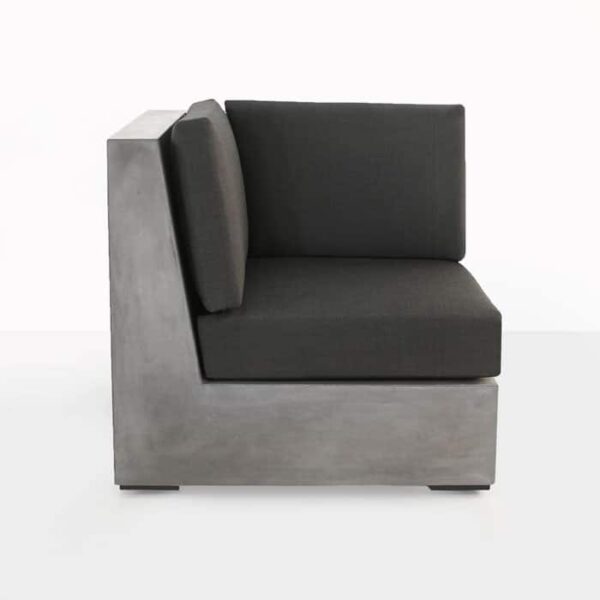 outdoor concrete sectional corner seat