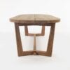 reclaimed teak wood oval dining table length
