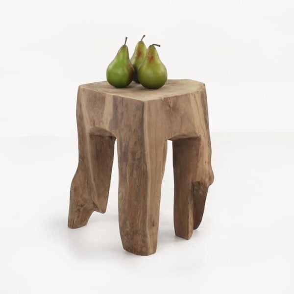 Teak Root Accent Table (Square)-0