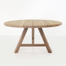 Toni Reclaimed Teak Round Outdoor Dining Table-0