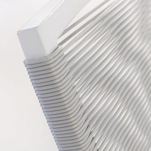 powder-coated aluminum chair closeup image