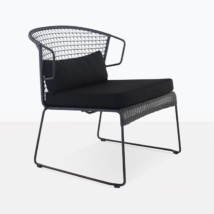 Sophia Outdoor Wicker Relaxing Chair (Black)-0