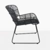Nairobi Woven Outdoor Relaxing Chair black side view photo