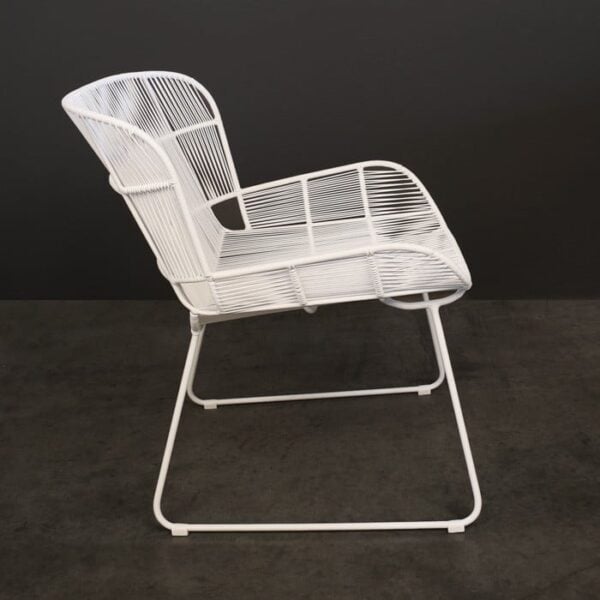 Nairobi Woven Outdoor Relaxing Chair White side view photo