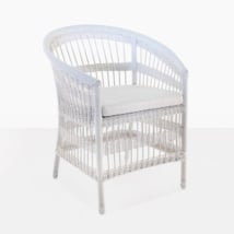 Sahara Wicker Dining Chair (White)-0