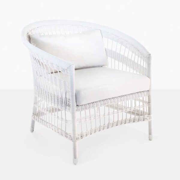 Sahara Wicker Relaxing Chair (White)-0