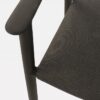 Outdoor Dining Chair aluminum and neptune closeup photo
