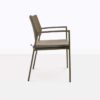 Jolie Woven Outdoor Dining Chair side view pic