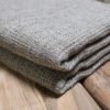 linen and wool blankets