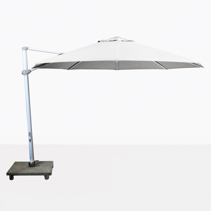 Antigua 11'6" Round Cantilever Umbrella (White)-0