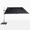 square cantilever umbrella in black