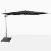 black cantilever patio umbrella