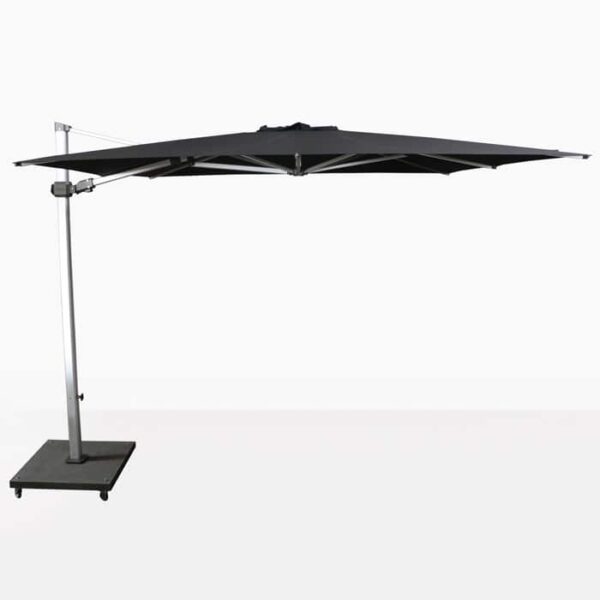 Caribbean 10ft Square Cantilever Umbrella (Black)-0