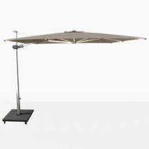 Caribbean 10ft Square Cantilever Umbrella (Taupe)-0