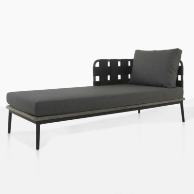 space coal right chaise deep seating