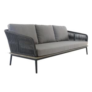 Oasis Outdoor Wicker Sofa in Grey