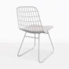 Caloco Outdoor Dining Chair white back