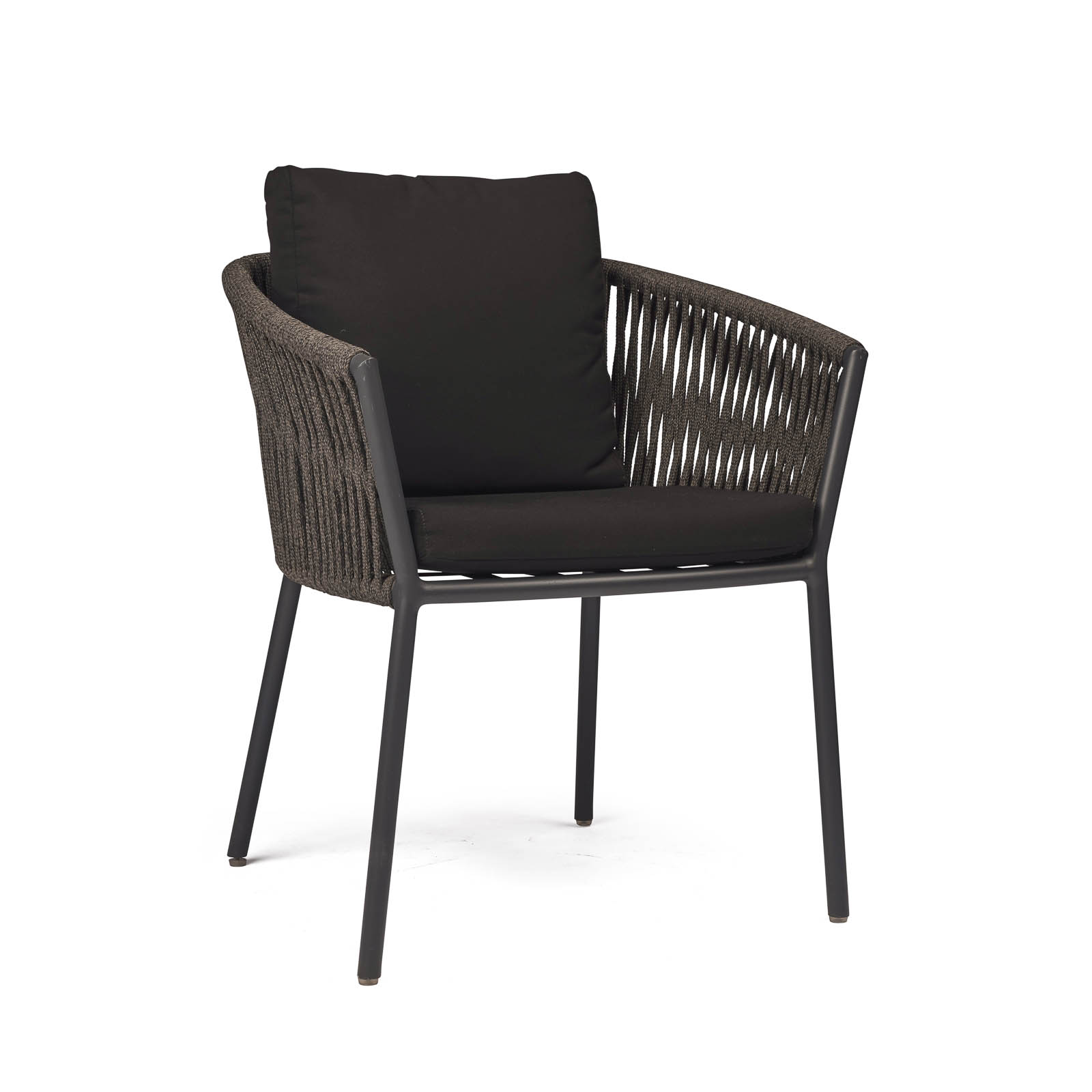 Washington Rope Outdoor Dining Chair (Coal)