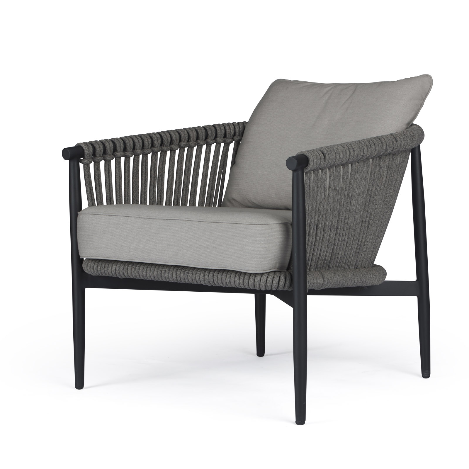 Archi Outdoor Rope Relaxing Club Chair | Patio Furniture | Teak