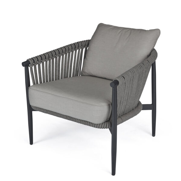 Archi Outdoor Rope Relaxing Club Chair, Patio Furniture