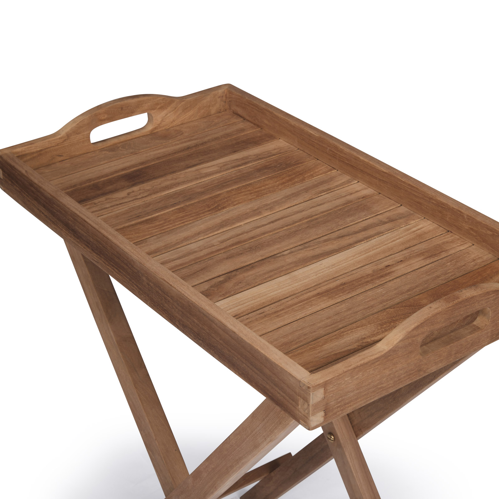 Teak Serving Tray with Stand | Patio Furniture | Teak Warehouse